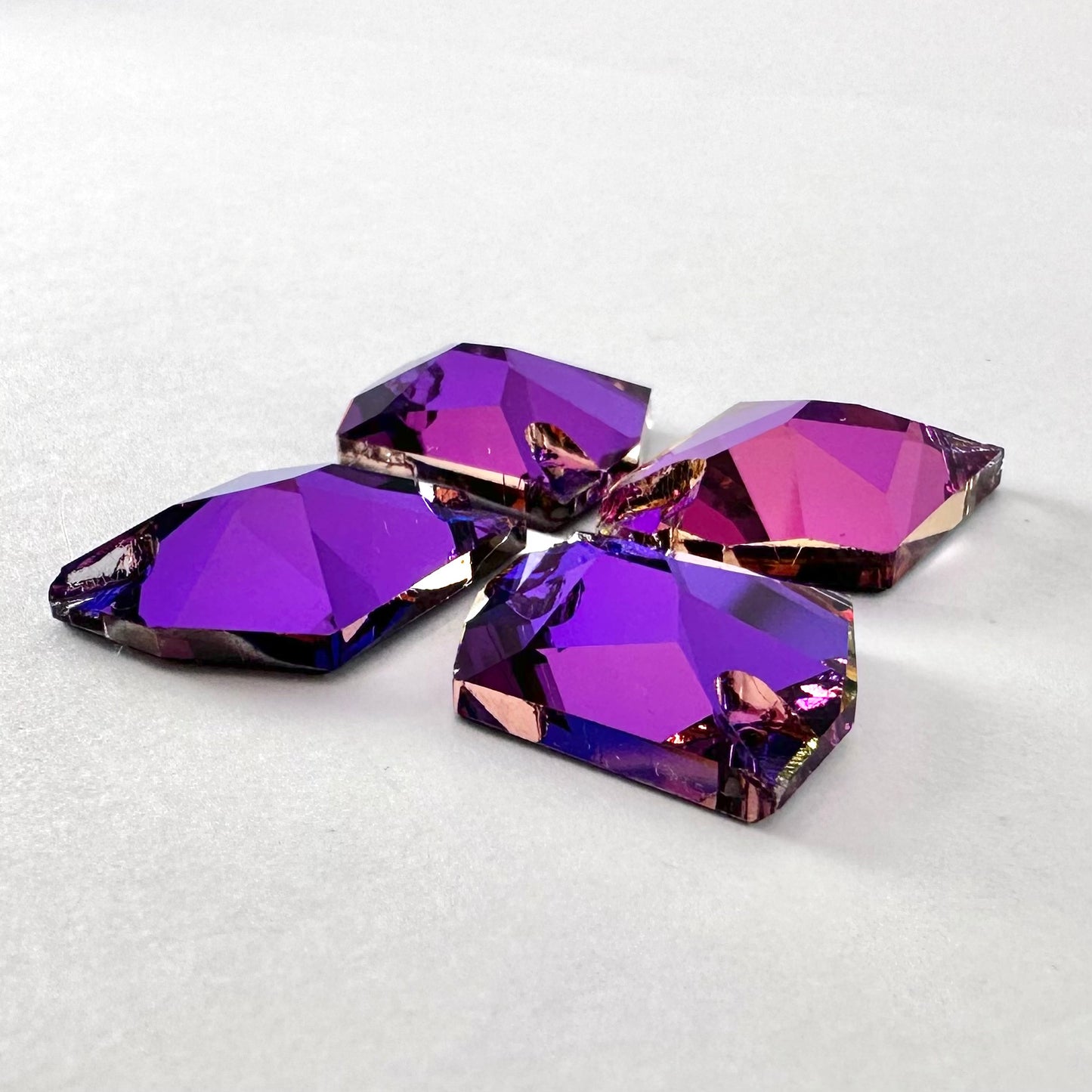 Violet Blue Glass Cosmic