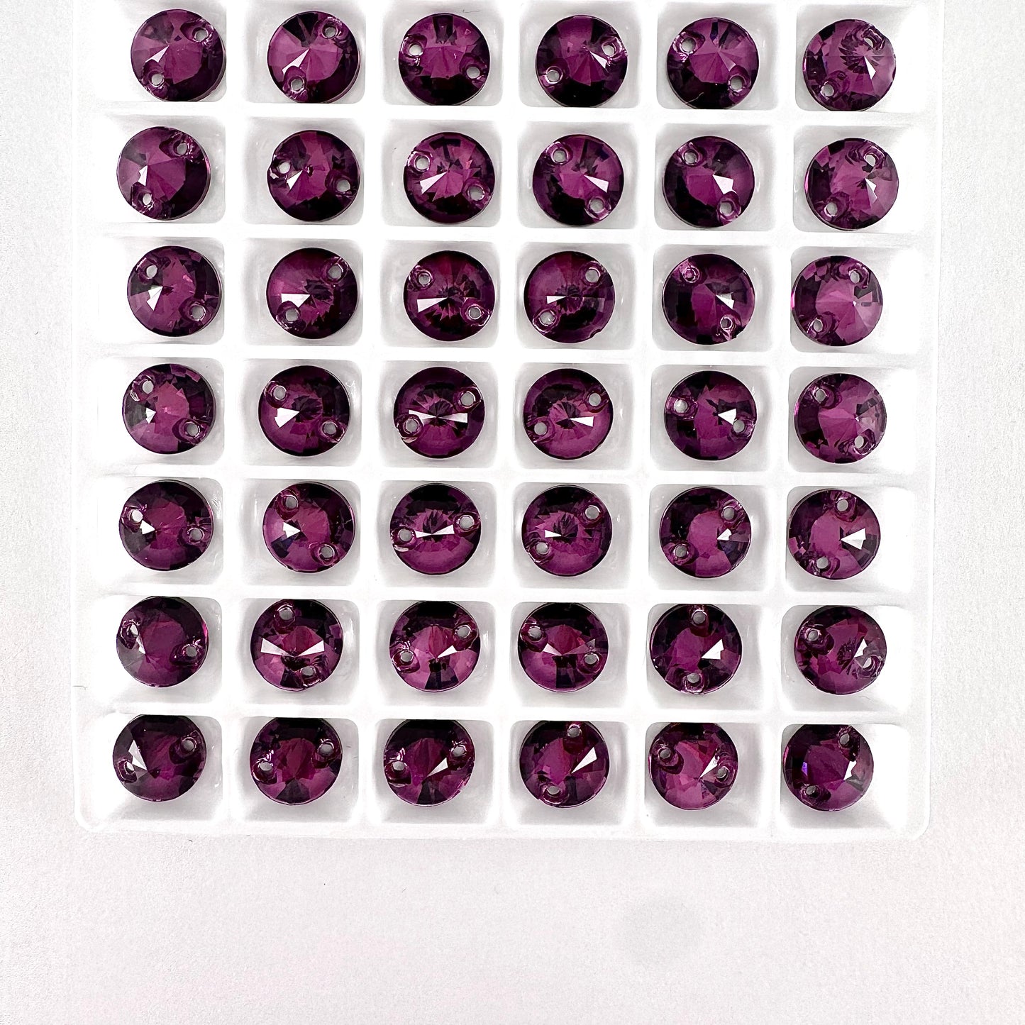 CLEARANCE - Amethyst Glass Rivoli