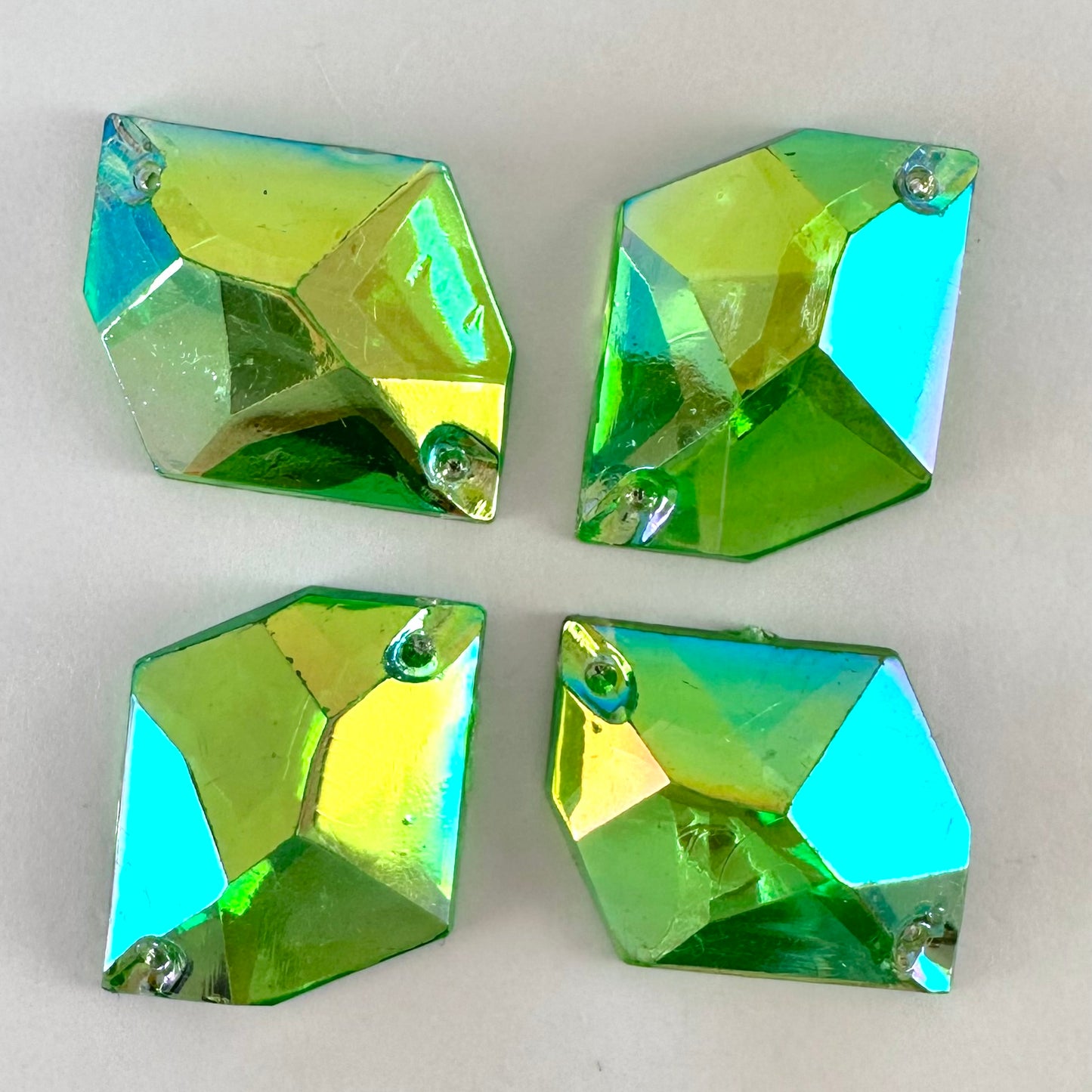 Lime Green AB Acrylic Cosmic