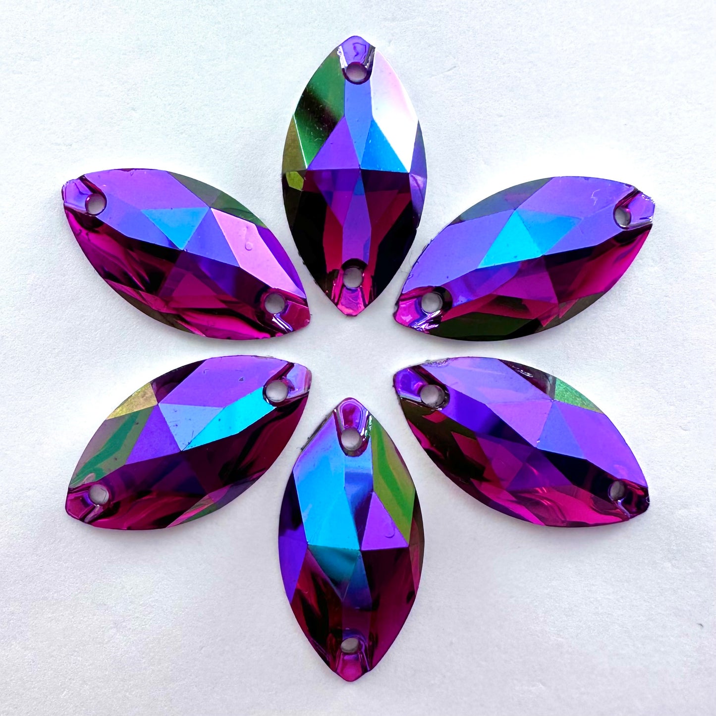 Amethyst AB Acrylic Horse-Eye