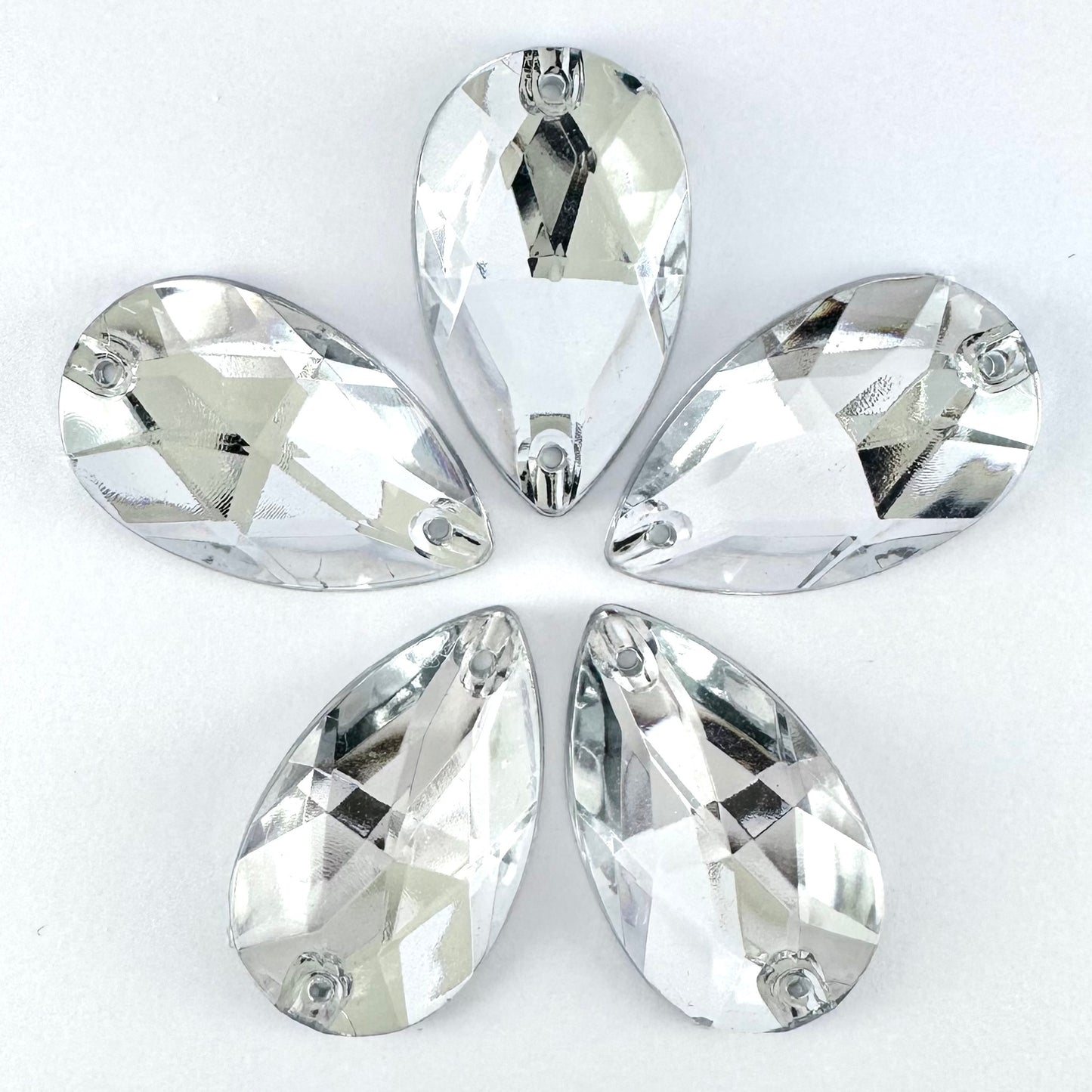 Crystal Acrylic Teardrop