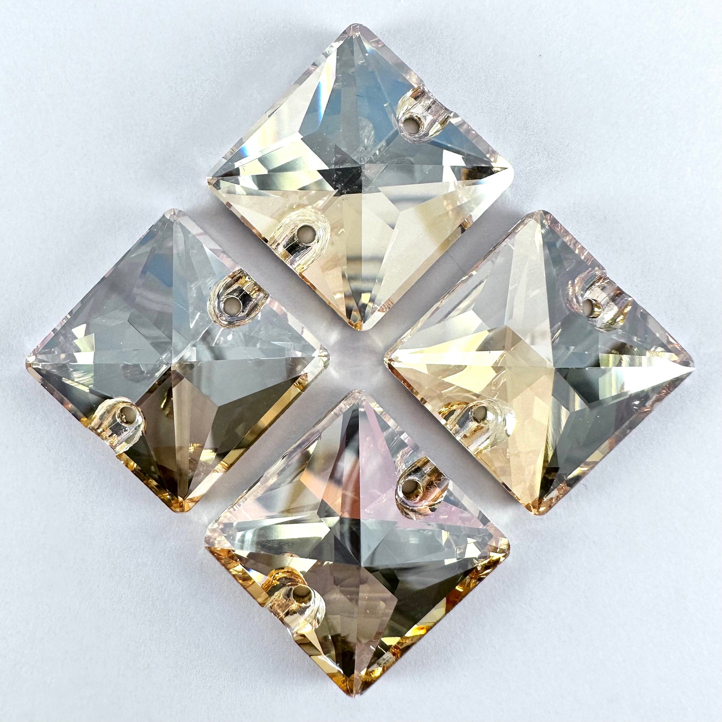 Golden Shadow Glass Square