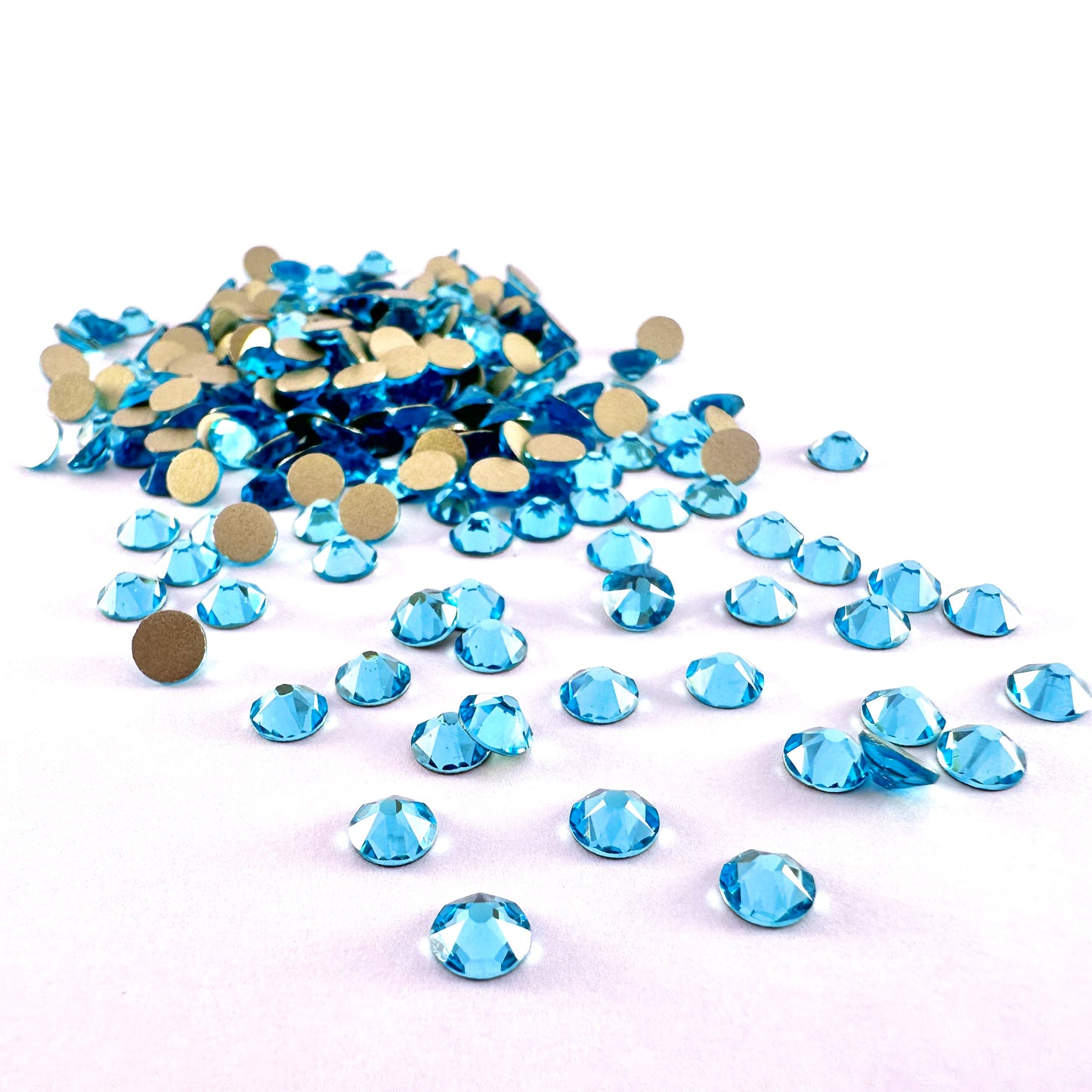 Apricus Aquamarine Rhinestone