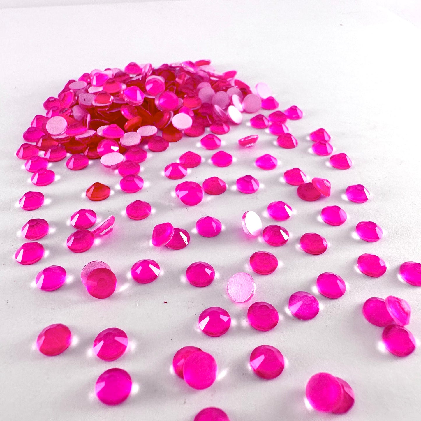 Luminous Neon Rose Rhinestone