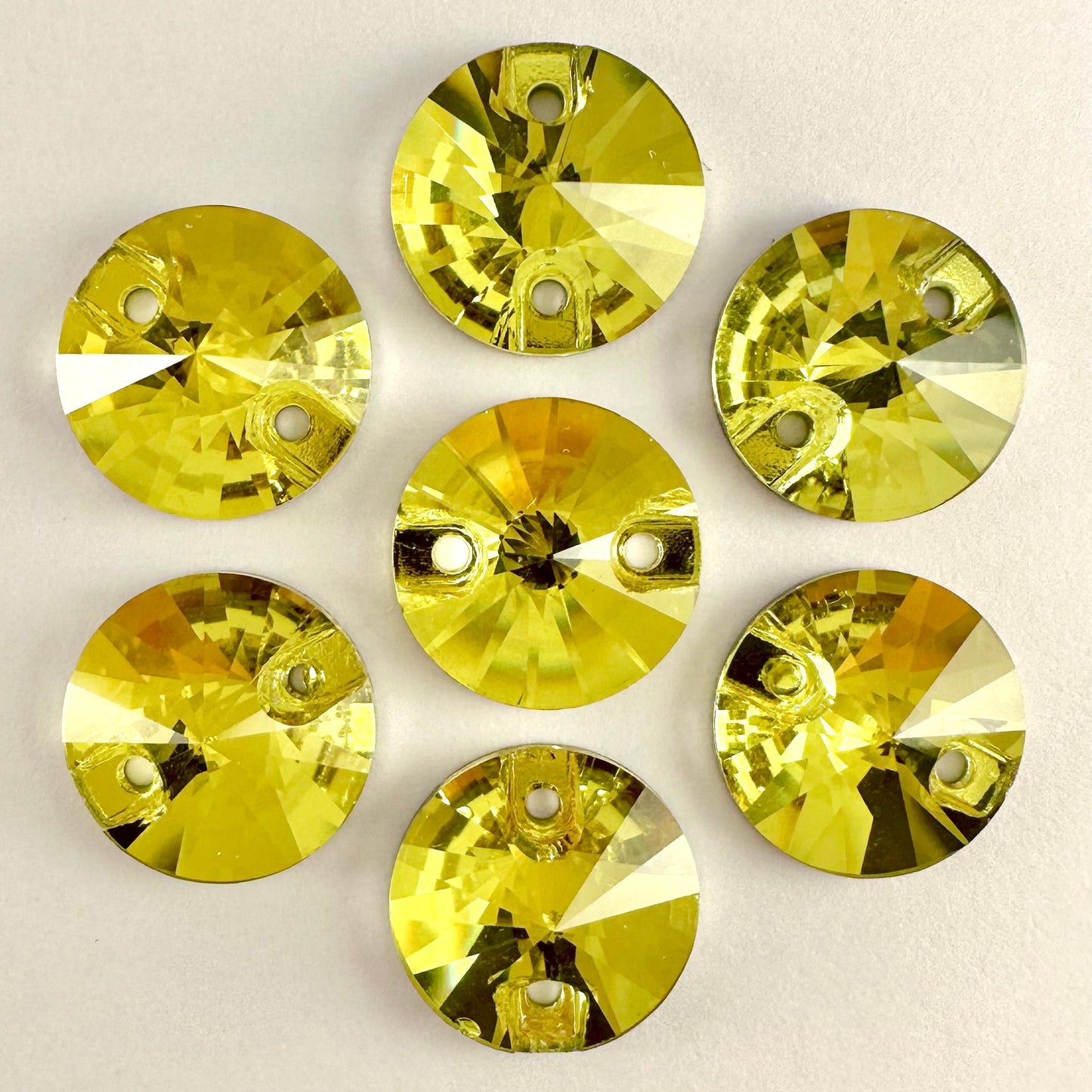 Light Topaz Glass Rivoli