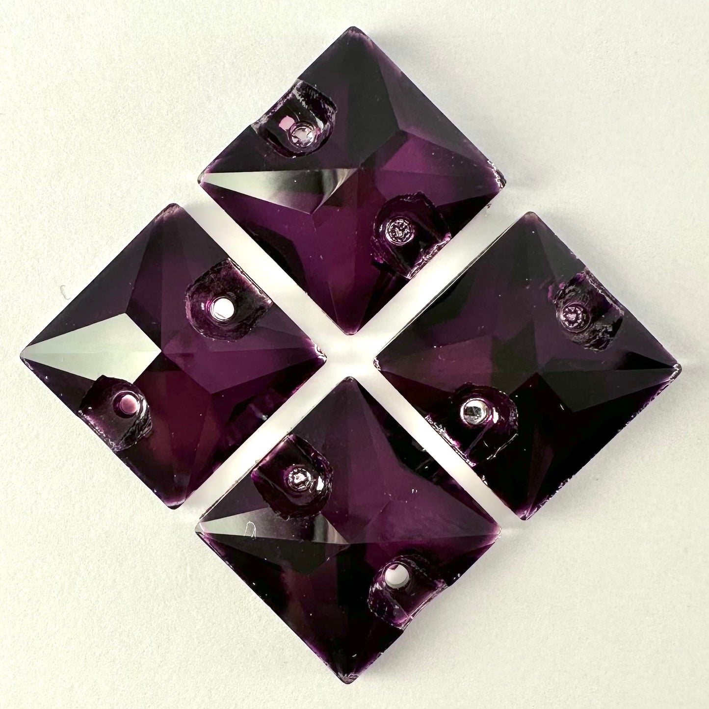 Amethyst Glass Square
