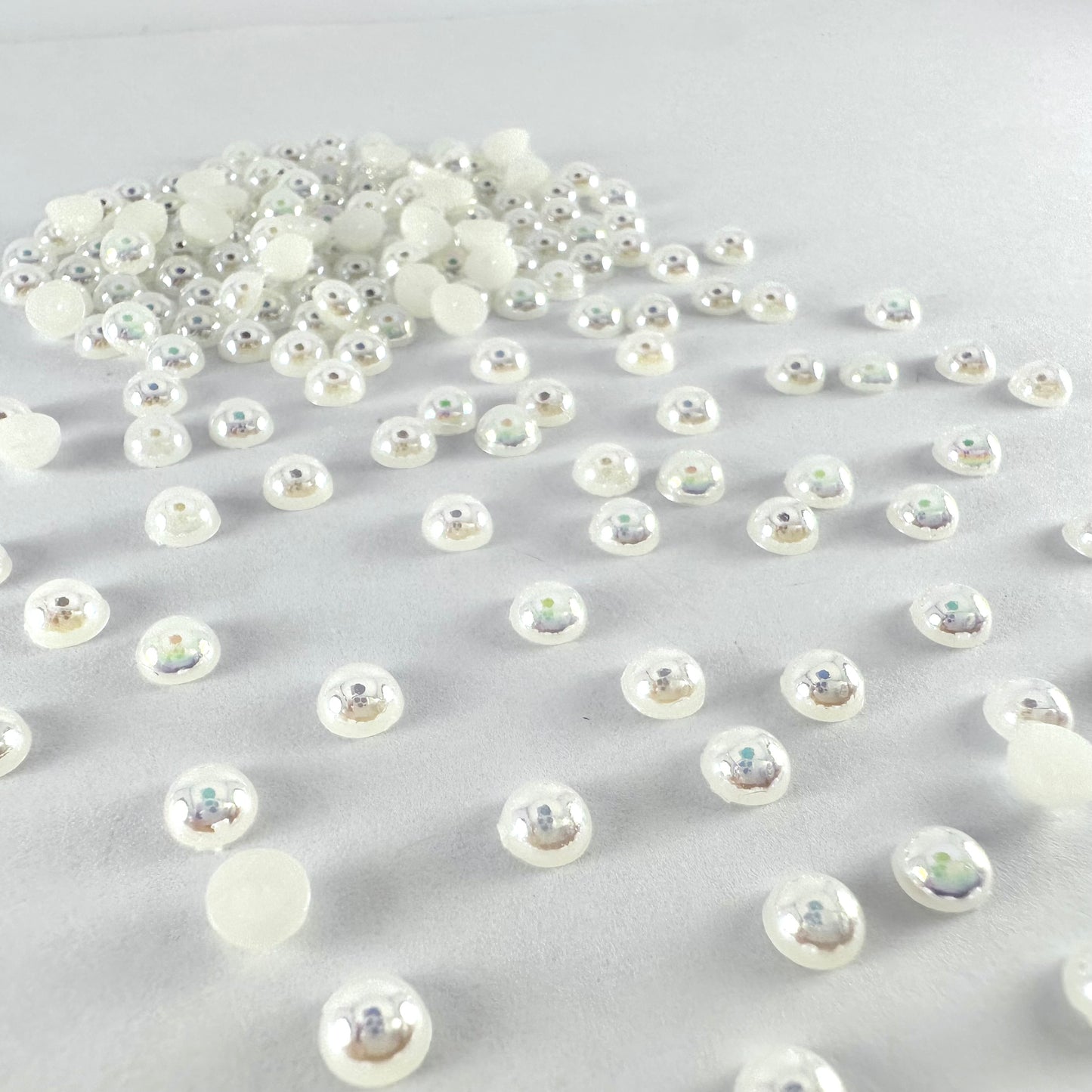 Ivory AB Flatback Pearl