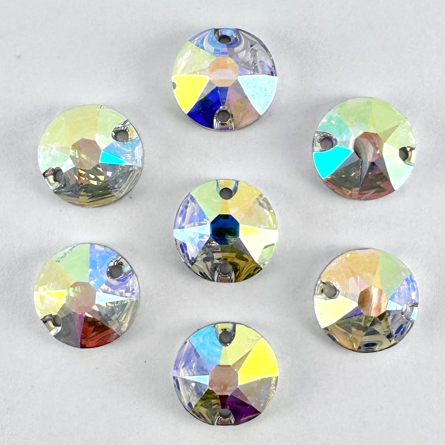 Crystal AB Acrylic Rivoli (3288 facet)