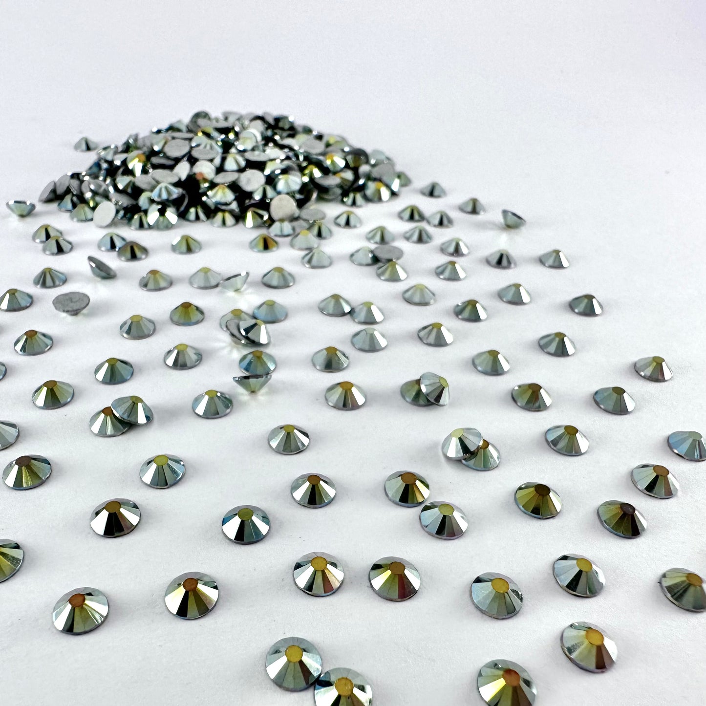Light Gold Metal Rhinestone