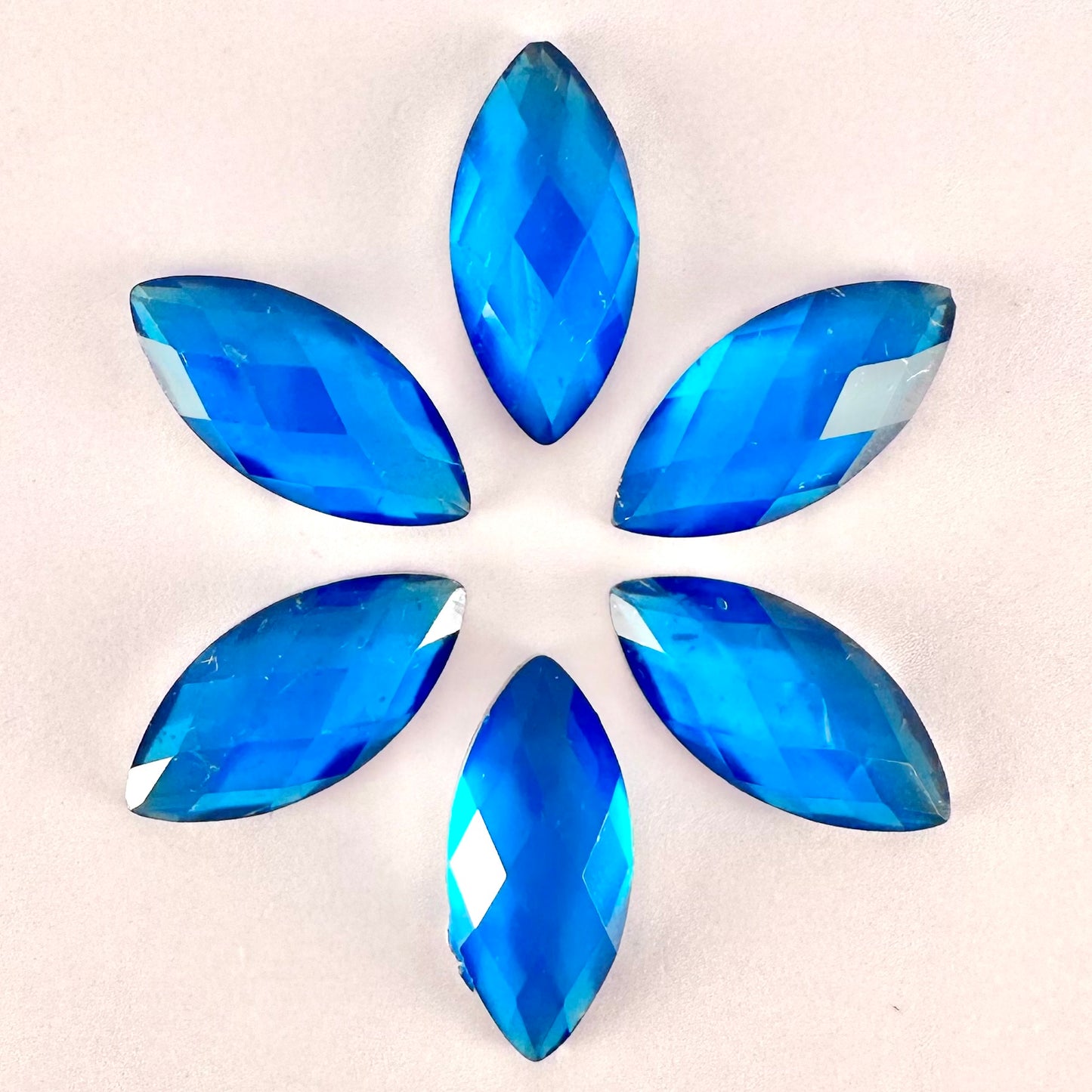 Neon Blue Acrylic Horse-Eye