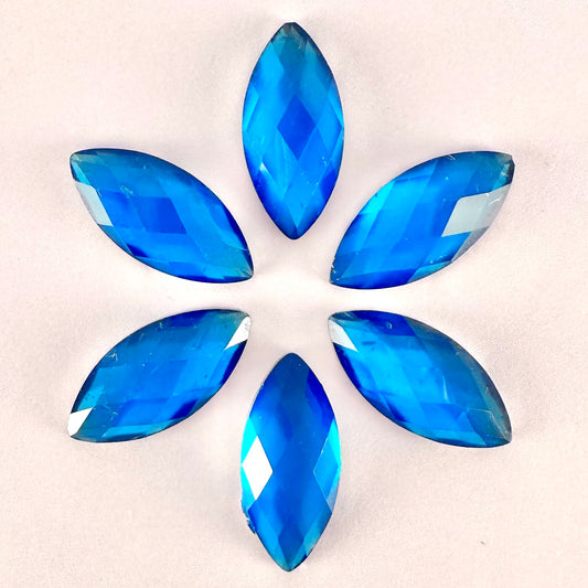 Neon Blue Acrylic Horse-Eye