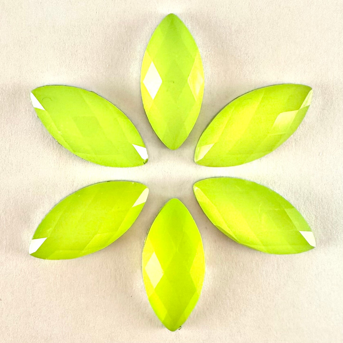 Neon Yellow Acrylic Horse-Eye