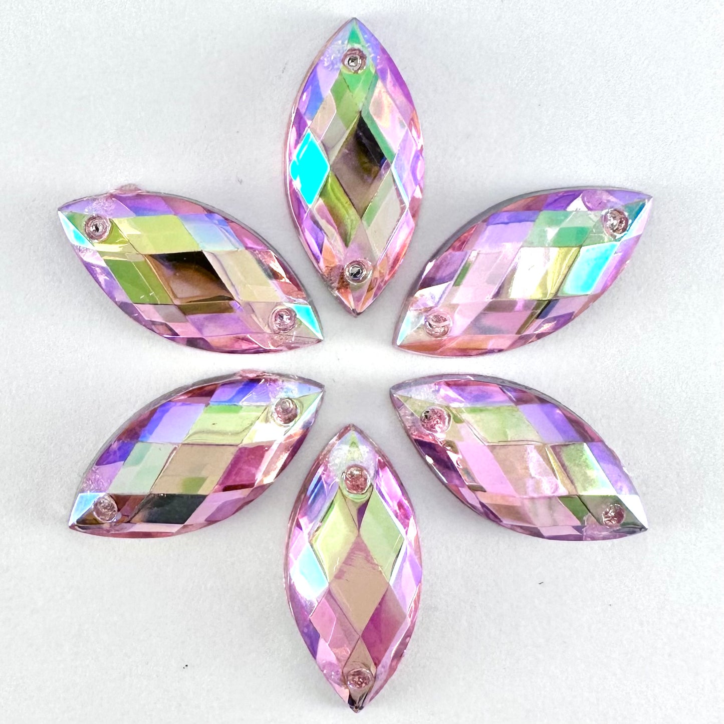 Pink AB Acrylic Horse-Eye