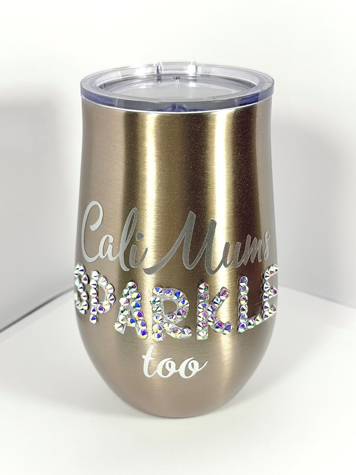 'Cali Mums SPARKLE too' Reusable Tumbler