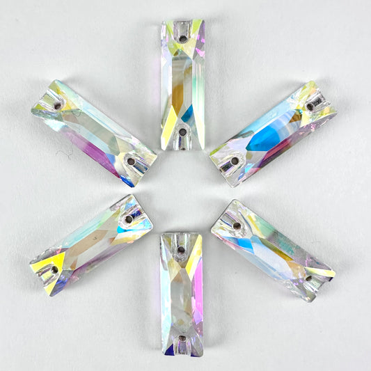 Crystal AB Glass Baguette