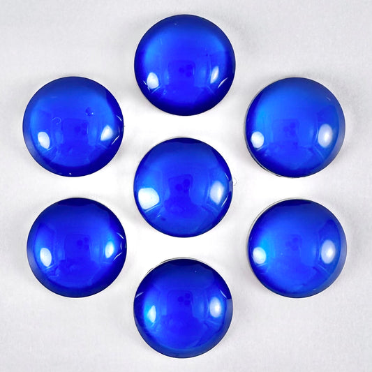 Neon Blue Acrylic Round
