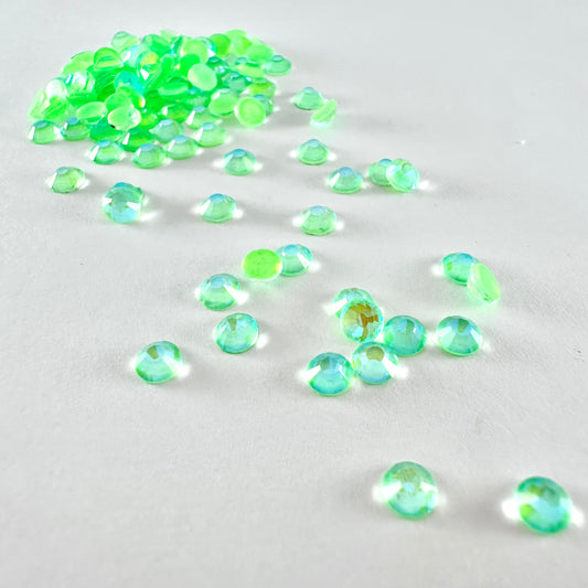 Luminous Neon Green AB Rhinestone