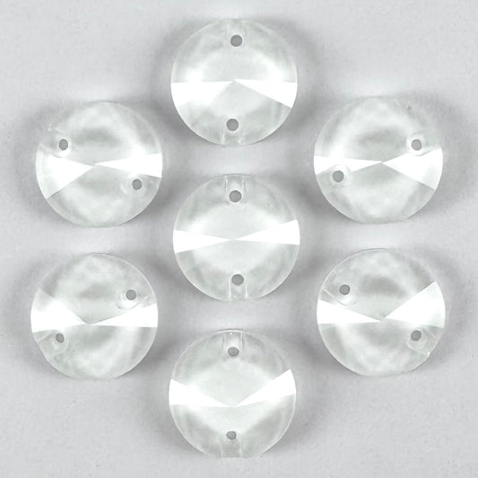 Crystal White Glass Rivoli