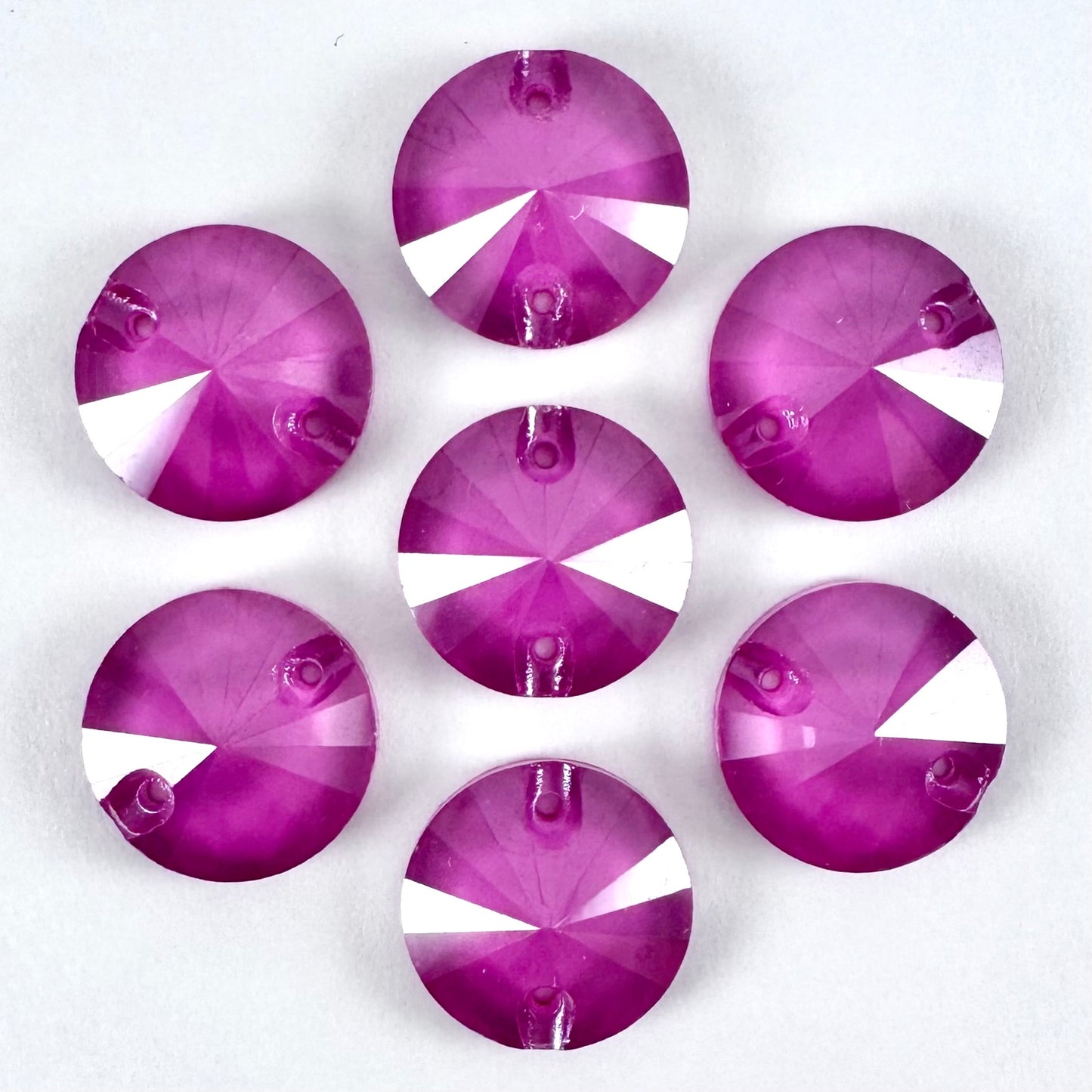 Fuchsia MK Glass Rivoli