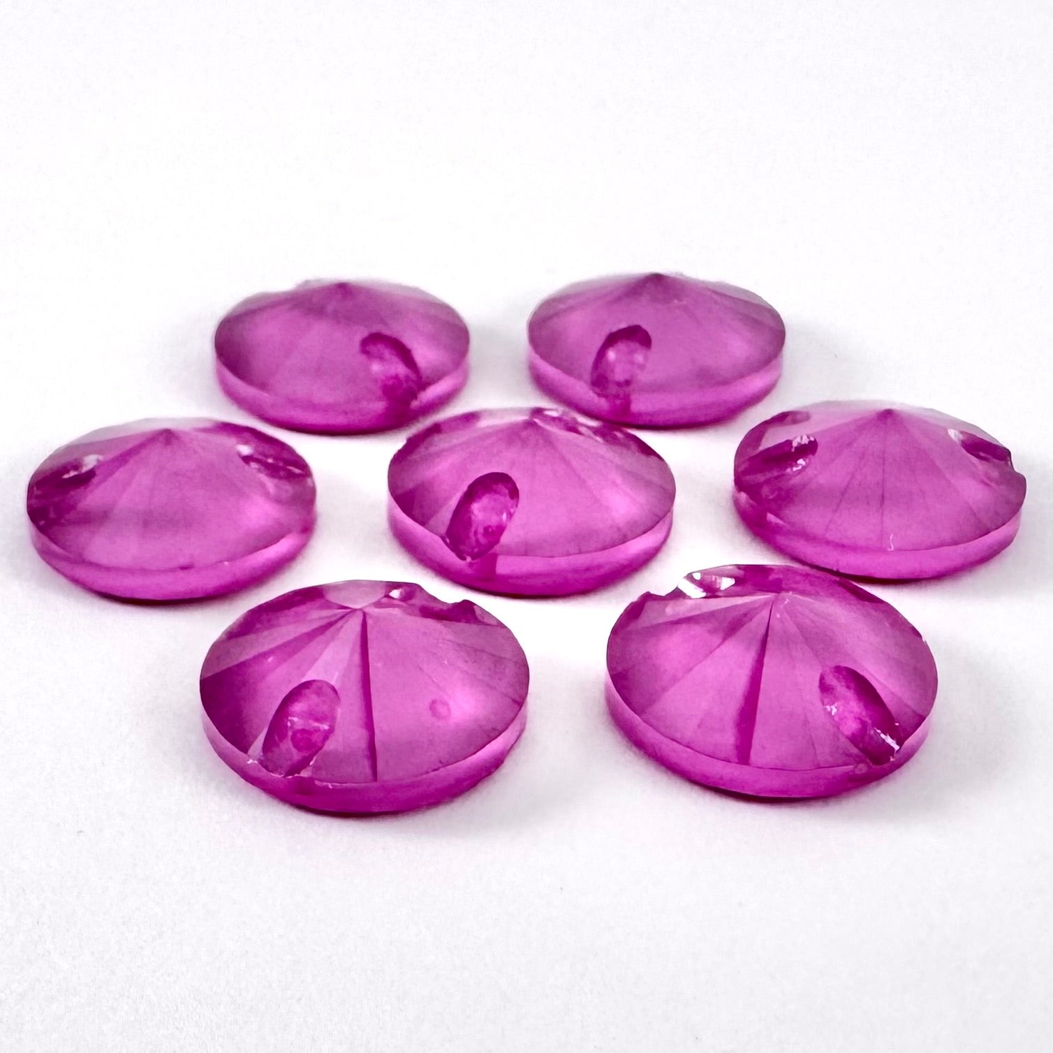 Fuchsia MK Glass Rivoli