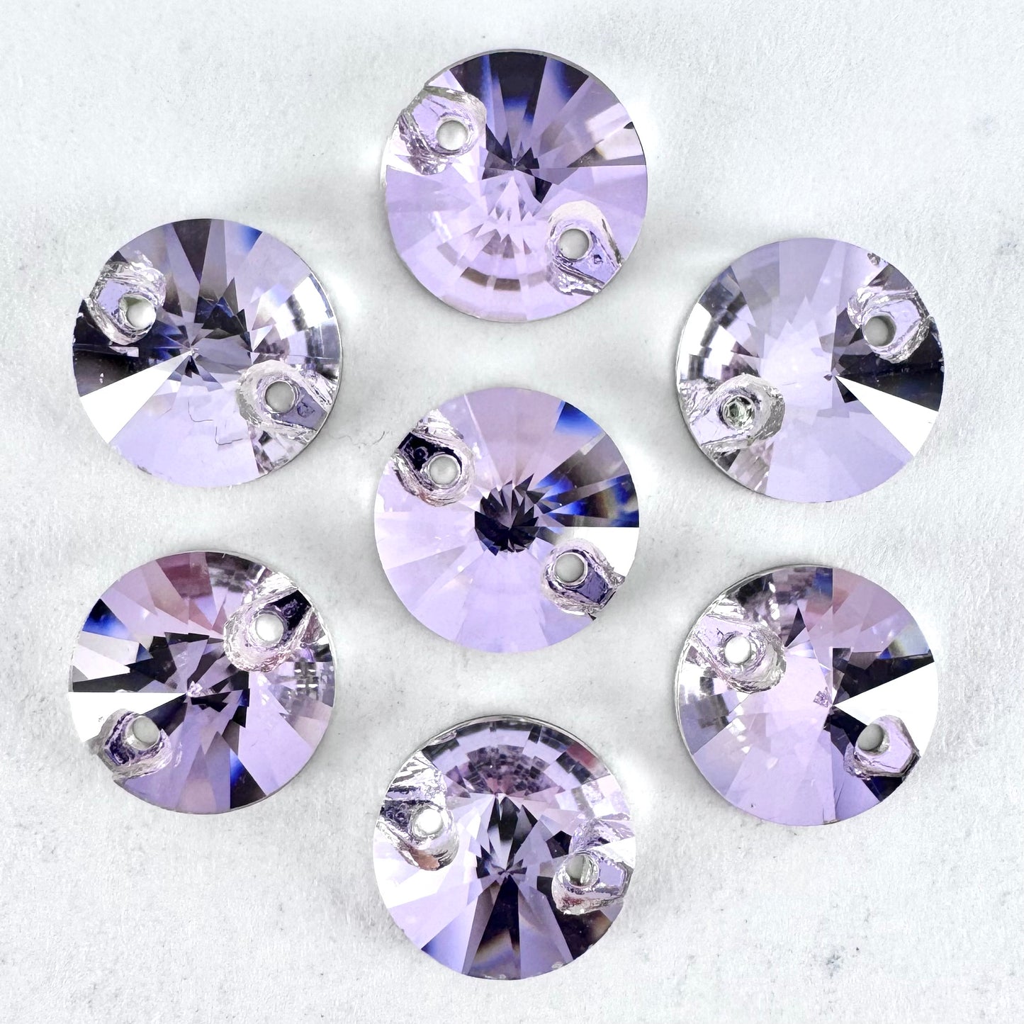 CLEARANCE - Vitrail Violet Glass Rivoli