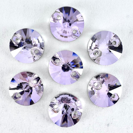 CLEARANCE - Vitrail Violet Glass Rivoli