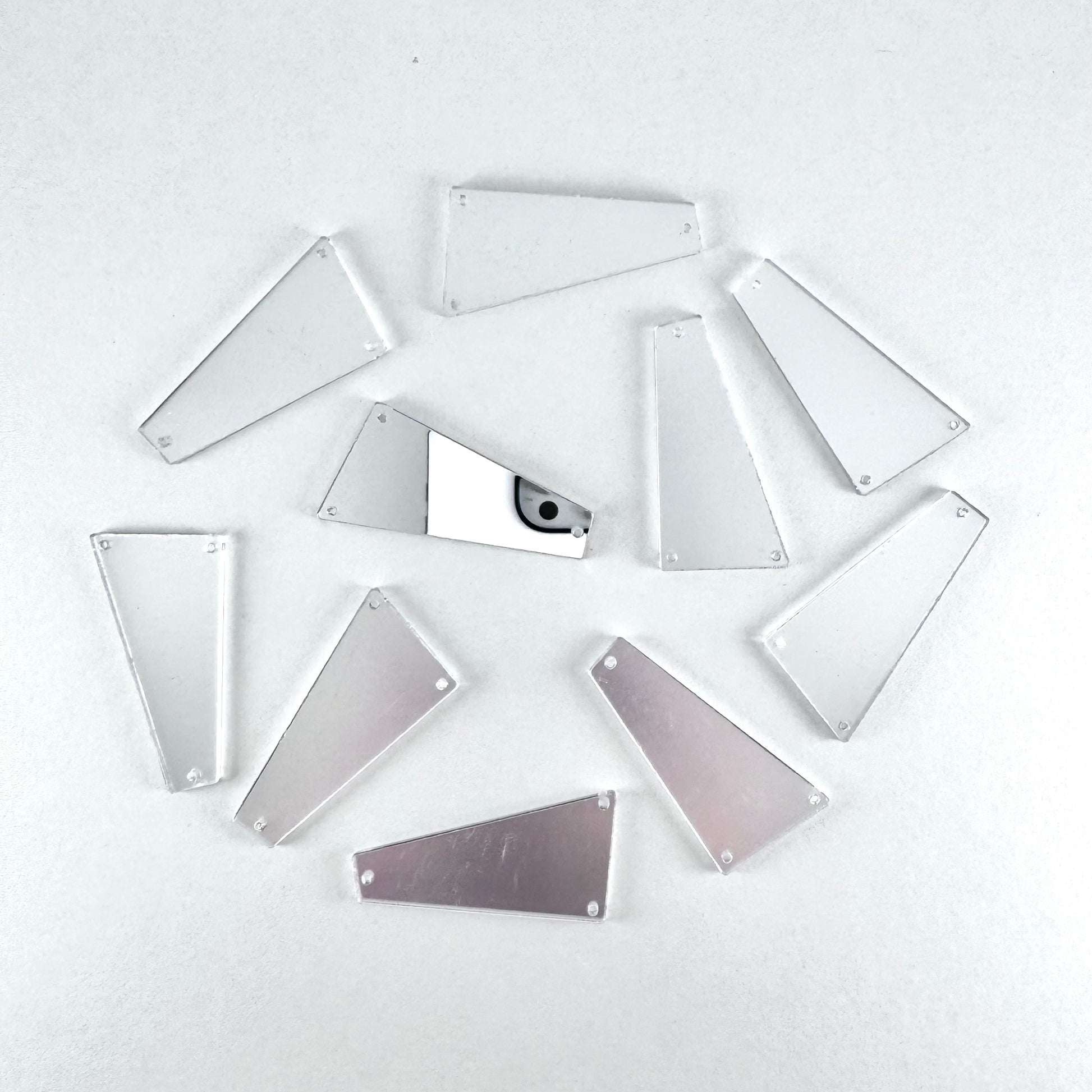 Mirror Shapes - Silver (various shape options)
