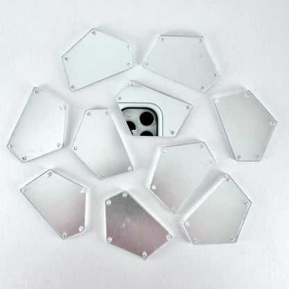 Mirror Shapes - Silver (various shape options)