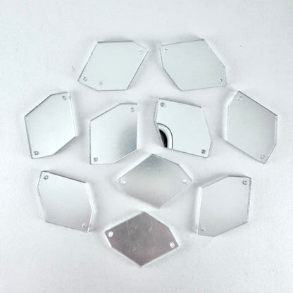 Mirror Shapes - Silver (various shape options)