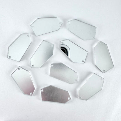 Mirror Shapes - Silver (various shape options)