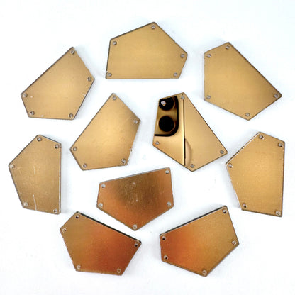 Mirror Shapes - Light Peach (various shape options)
