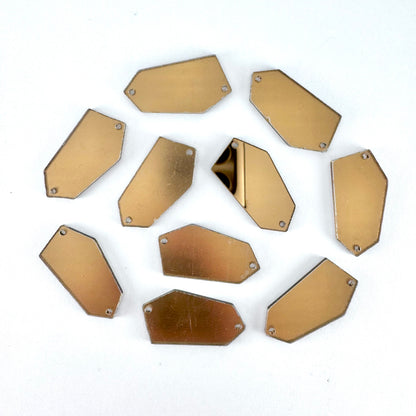 Mirror Shapes - Light Peach (various shape options)