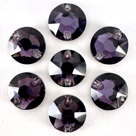 Tanzanite Glass Rivoli (3288 facet)