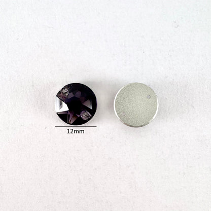 Tanzanite Glass Rivoli (3288 facet)