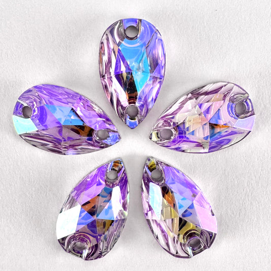 Violet AB Acrylic Teardrop