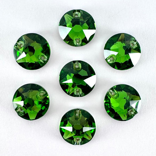 Fern Green Glass Rivoli (3288 facet)