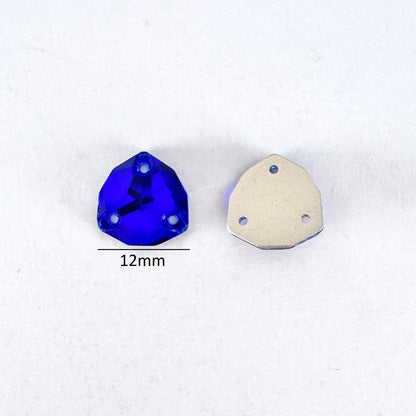 Cobalt Blue Glass Trilliant