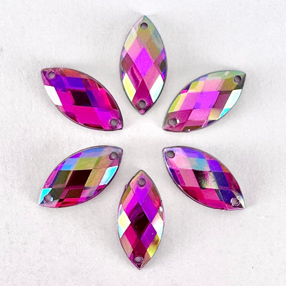 Diamond Facet Acrylic Horse-Eyes
