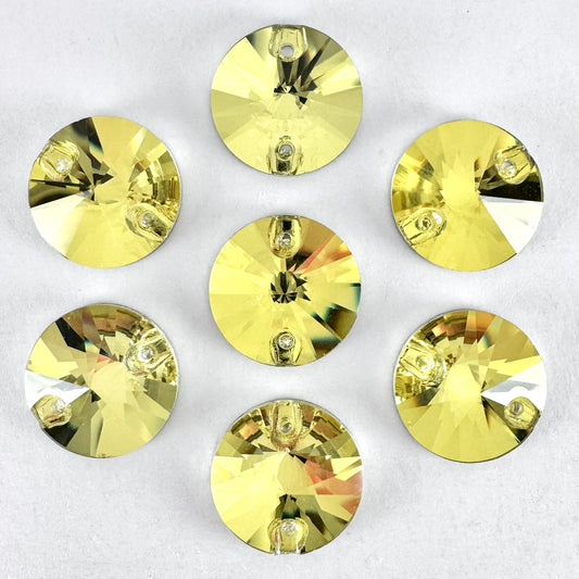 Light Citrine Glass Rivoli