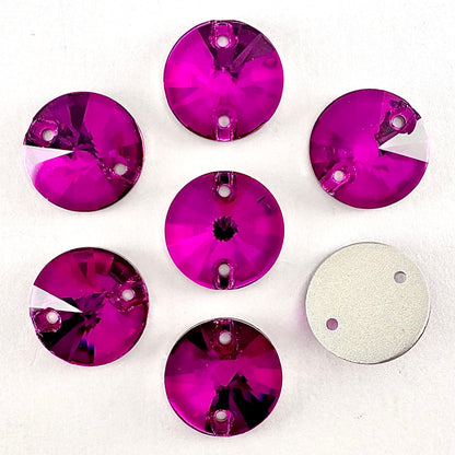 Fuchsia Glass Rivoli