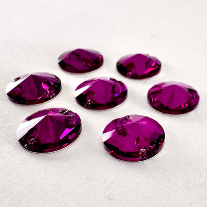 Fuchsia Glass Rivoli