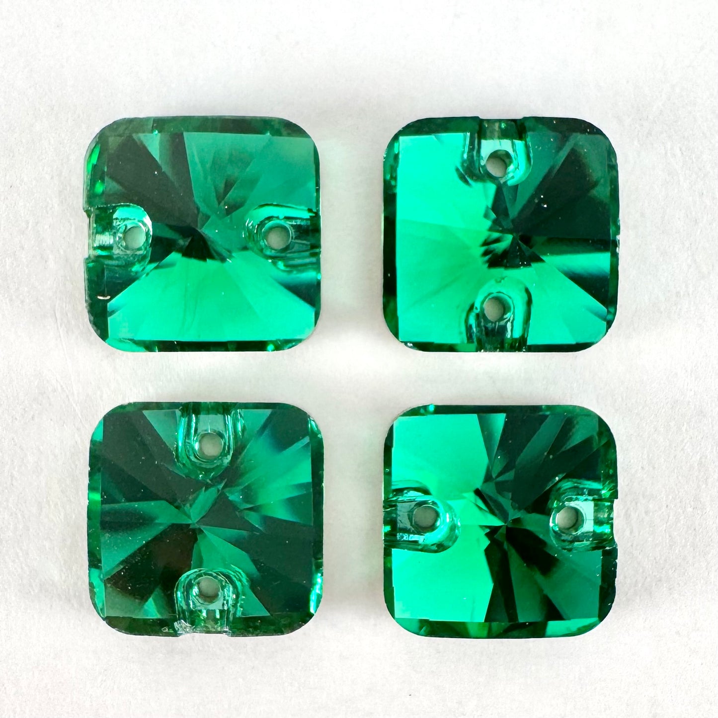 Emerald Rounded Glass Square