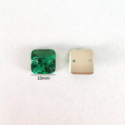 Emerald Rounded Glass Square