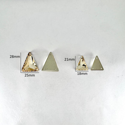 Golden Shadow Slim Glass Triangle