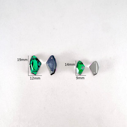 Emerald Heliotrope Glass Galactic