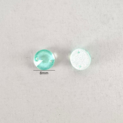 Light Neon Green EN Glass Rivoli