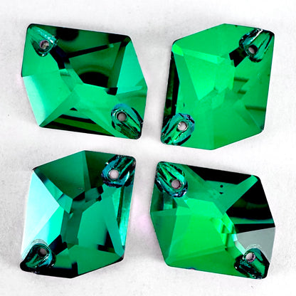 Emerald Heliotrope Glass Cosmic