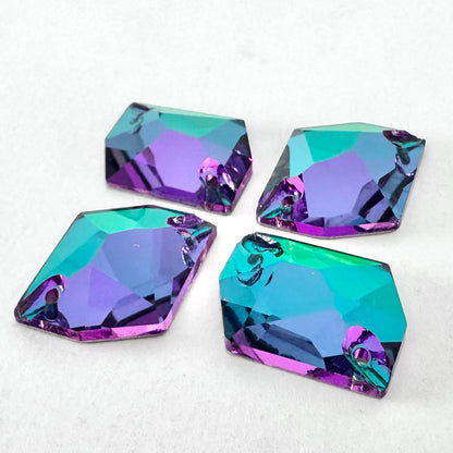 Emerald Heliotrope Glass Cosmic