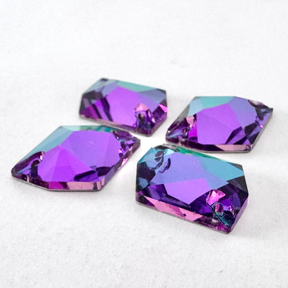 Emerald Heliotrope Glass Cosmic