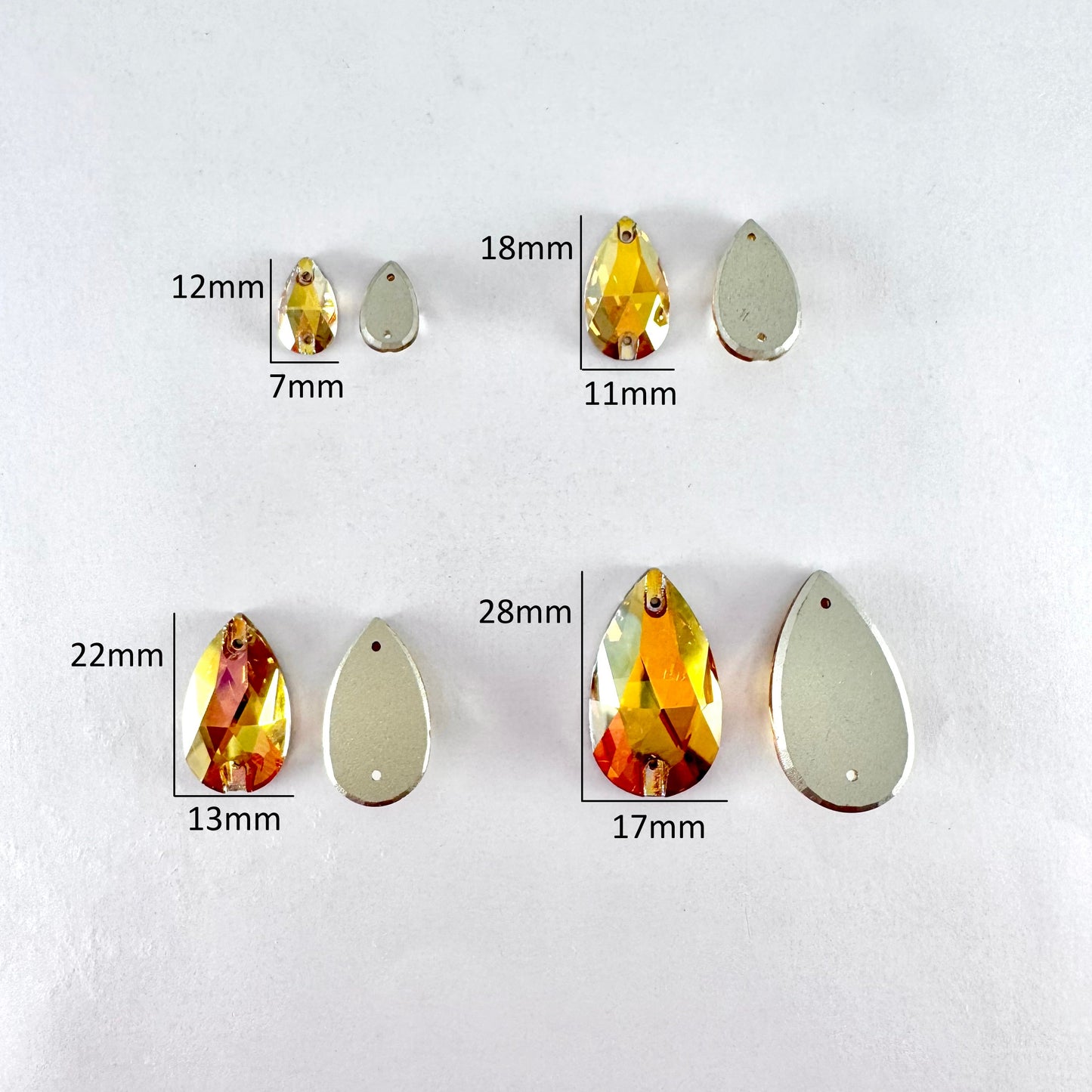 Sunshine Glass Teardrop